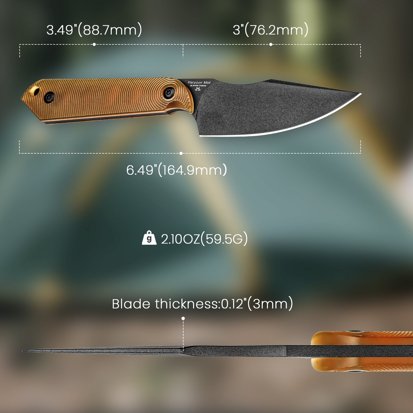 Harpoon Mini | 3V | PEI | KizerV™ 1040S5