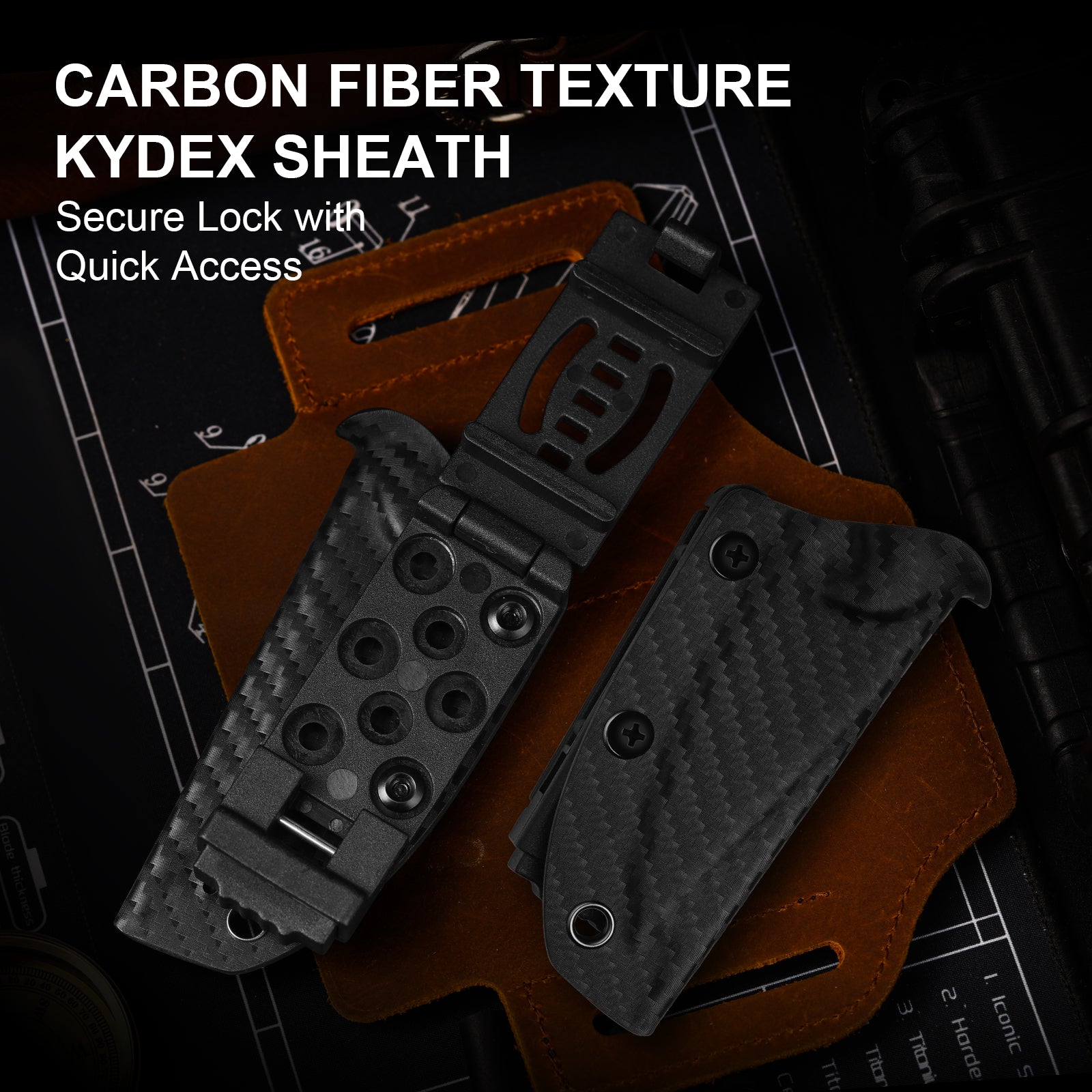 Mini Harpoon | S45VN | Fat Carbon | KizerV™ 1040S9