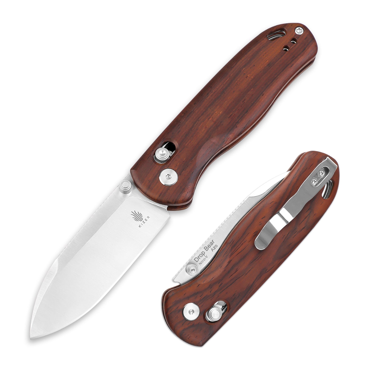 Drop Bear® | Kizer Clutch Lock™ | Nitro-V | Wood | KizerV™ 3619A6
