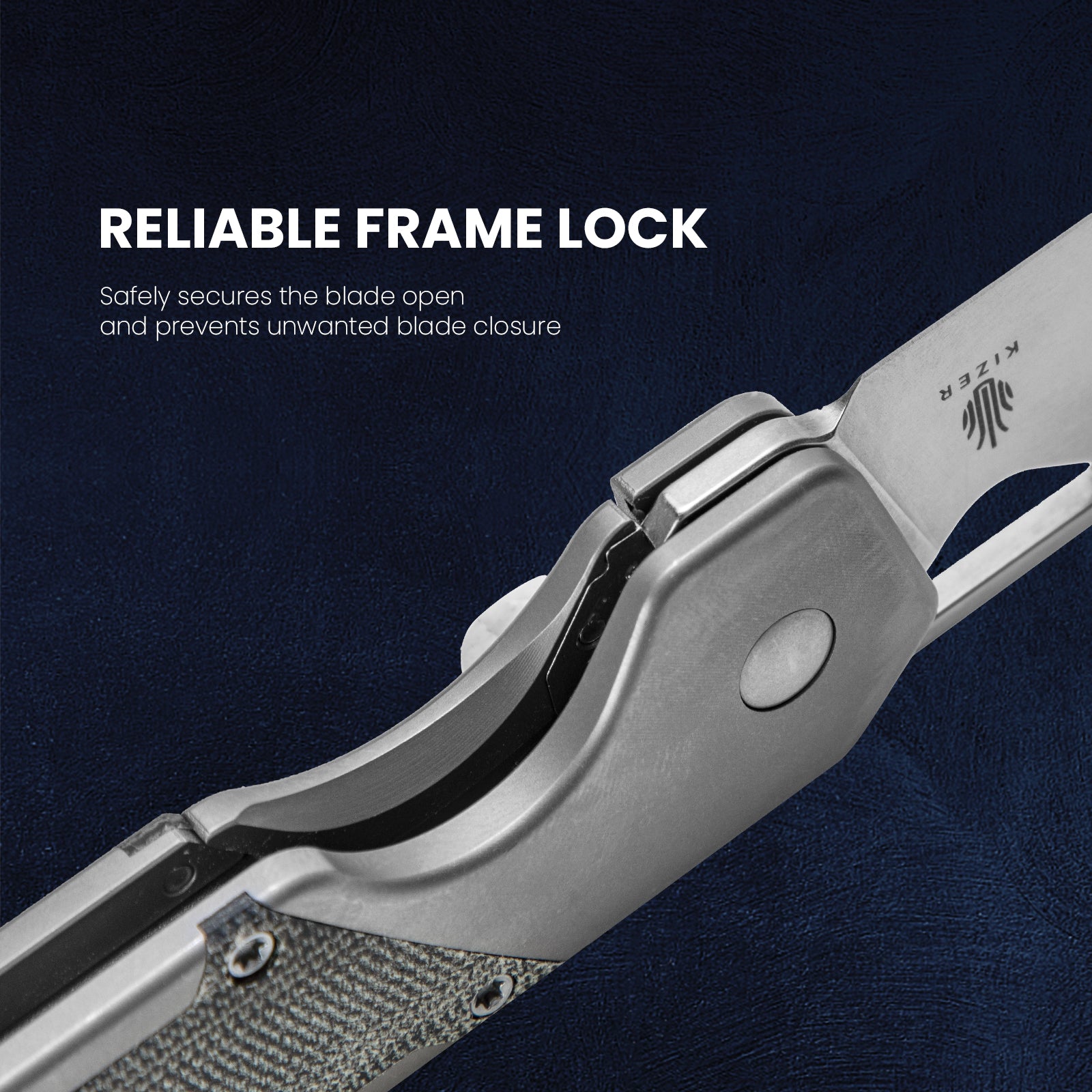 Militaw® | S35VN | Titanium+Micarta | KizerB™ 3634A1