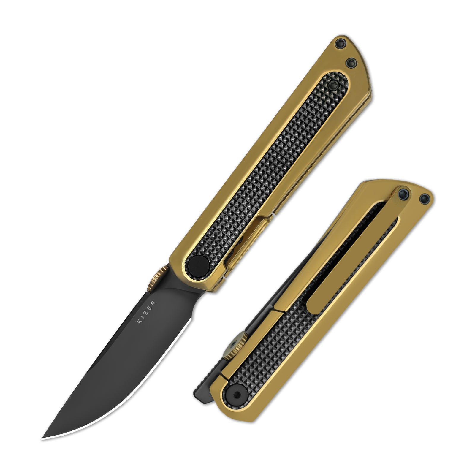 Quoll | S45VN | Titanium & Zirconium | Brushed | Matte DLC-Ultra | Ki3733A4