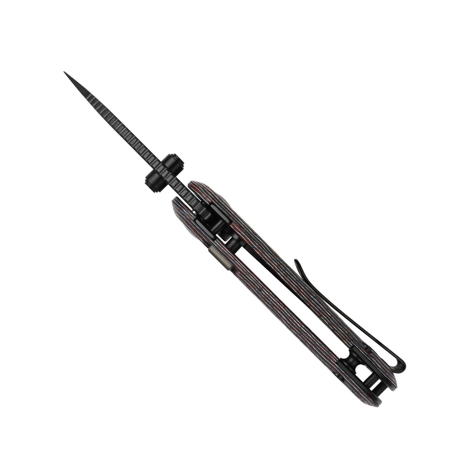 Microbe™ | Kizer Button Liner Lock™ | Ultra DLC | M390 | Fat Carbon | KizerB™ 2742A2