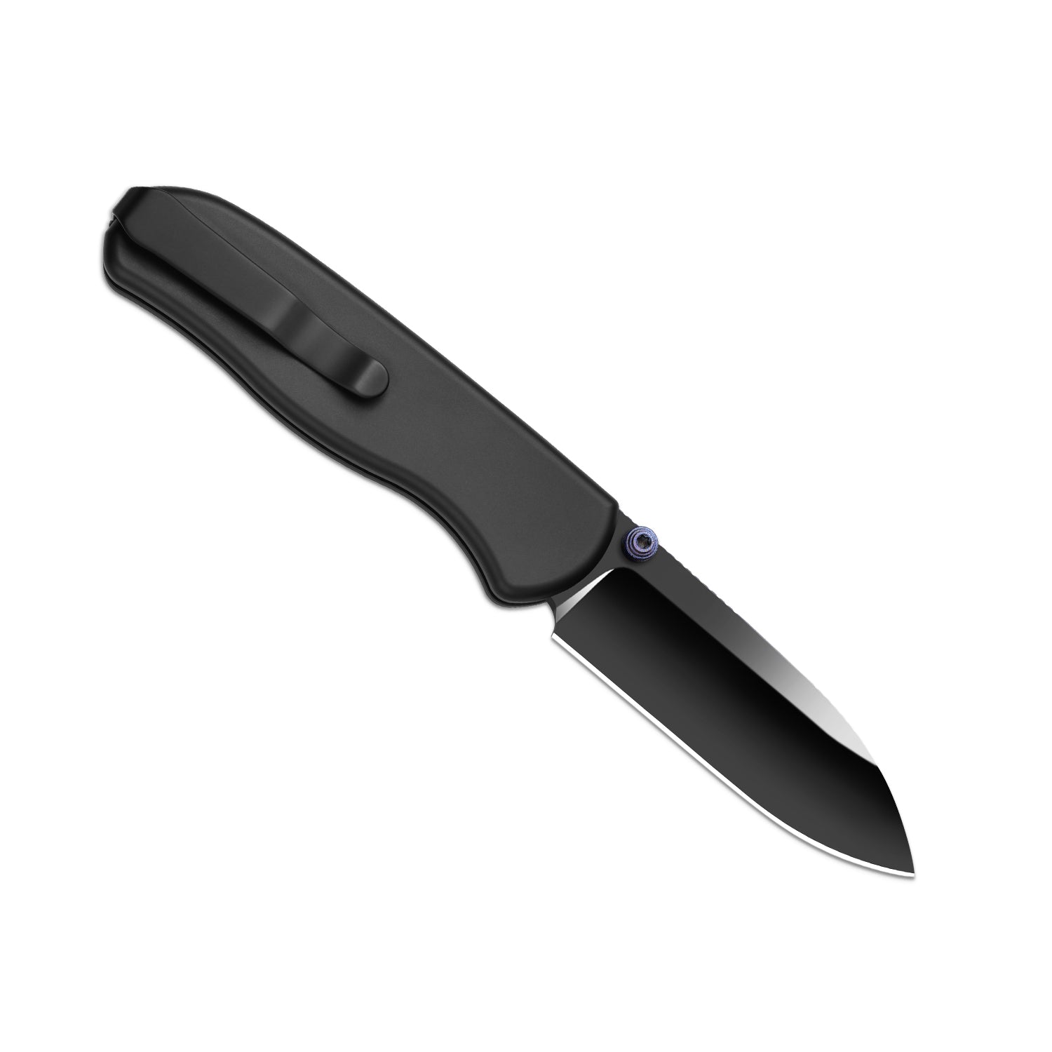 Drop Bear® Zero | Kizer Button Liner Lock™ + Titanium Damascus | M390 + Polished DLC Ultra + Hollow Grind | DLC Titanium | KizerB™ 3619BDA6