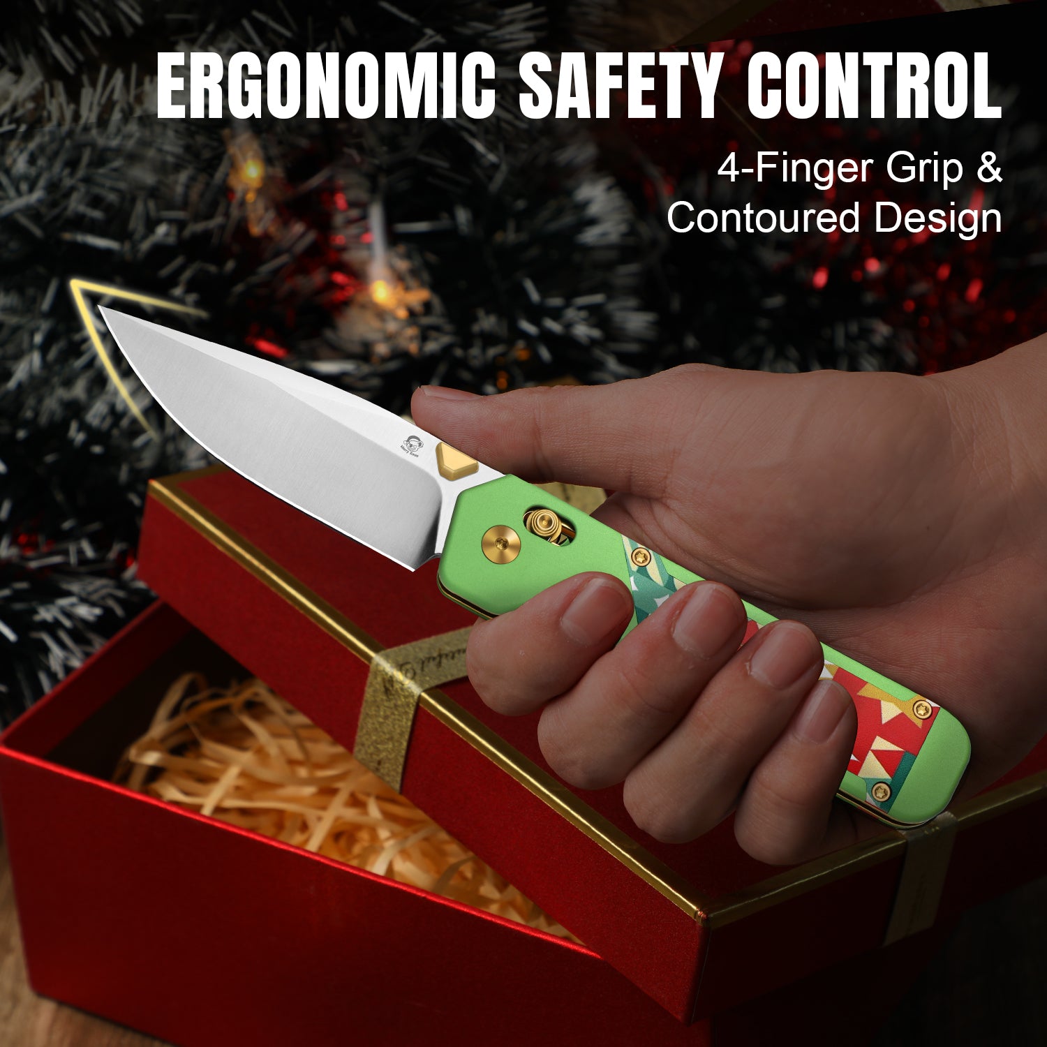 Christmas | Militaw® | S45VN | Aluminum & G10 | KizerB™ 3634MC1 | Limited