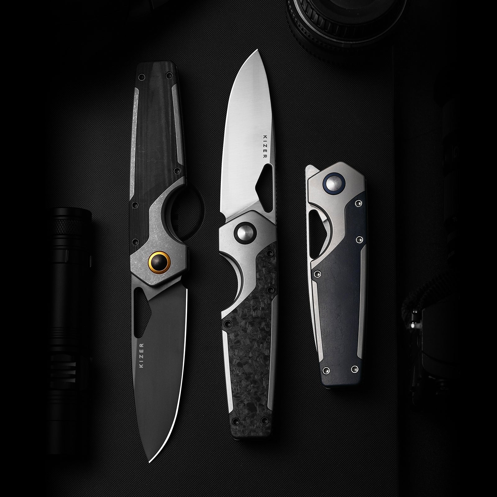 Serpentine | Jonathan Styles | Elmax with DLC | Thumb Hole & Front Flipper | Frame Lock | KizerB™ 3759FDA2