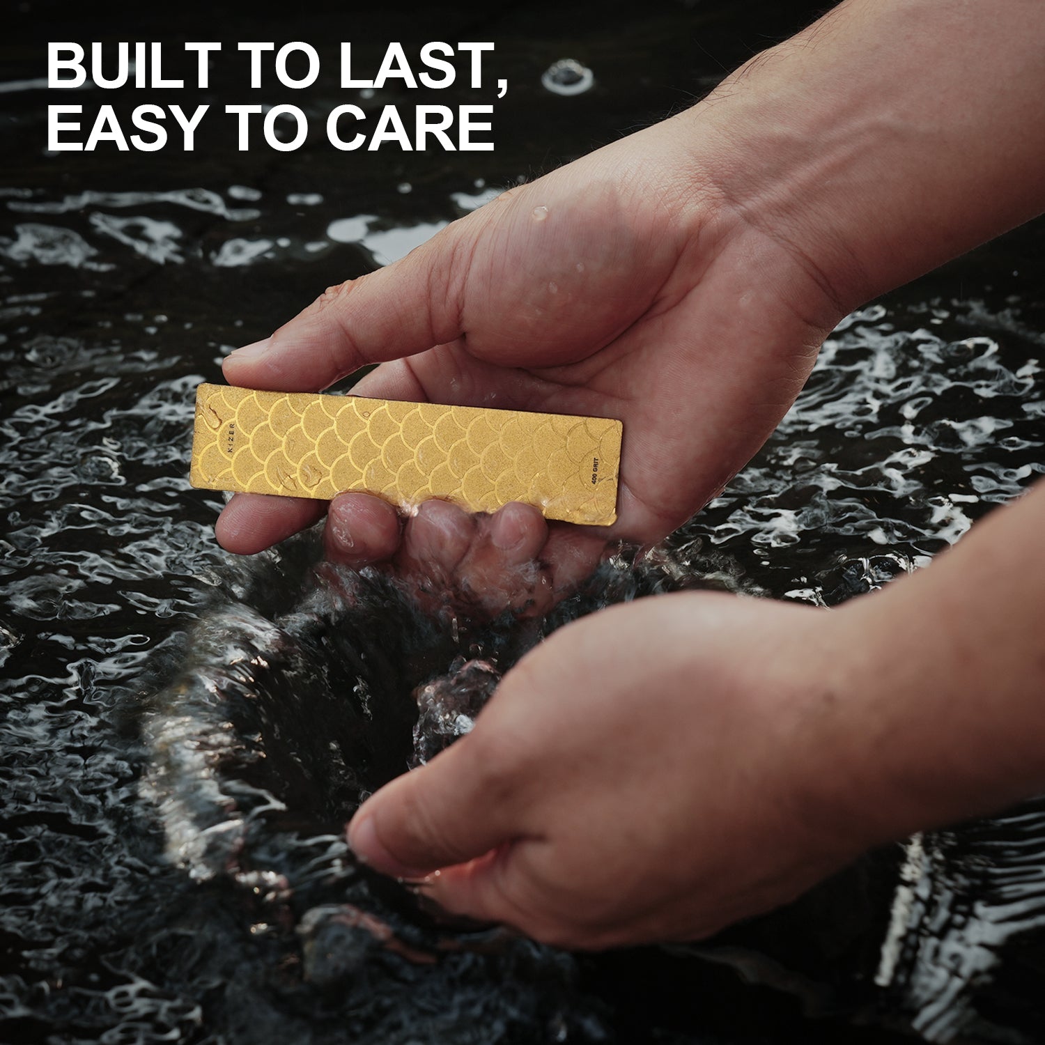 Manganese Steel EDC Pocket Whetstone T119