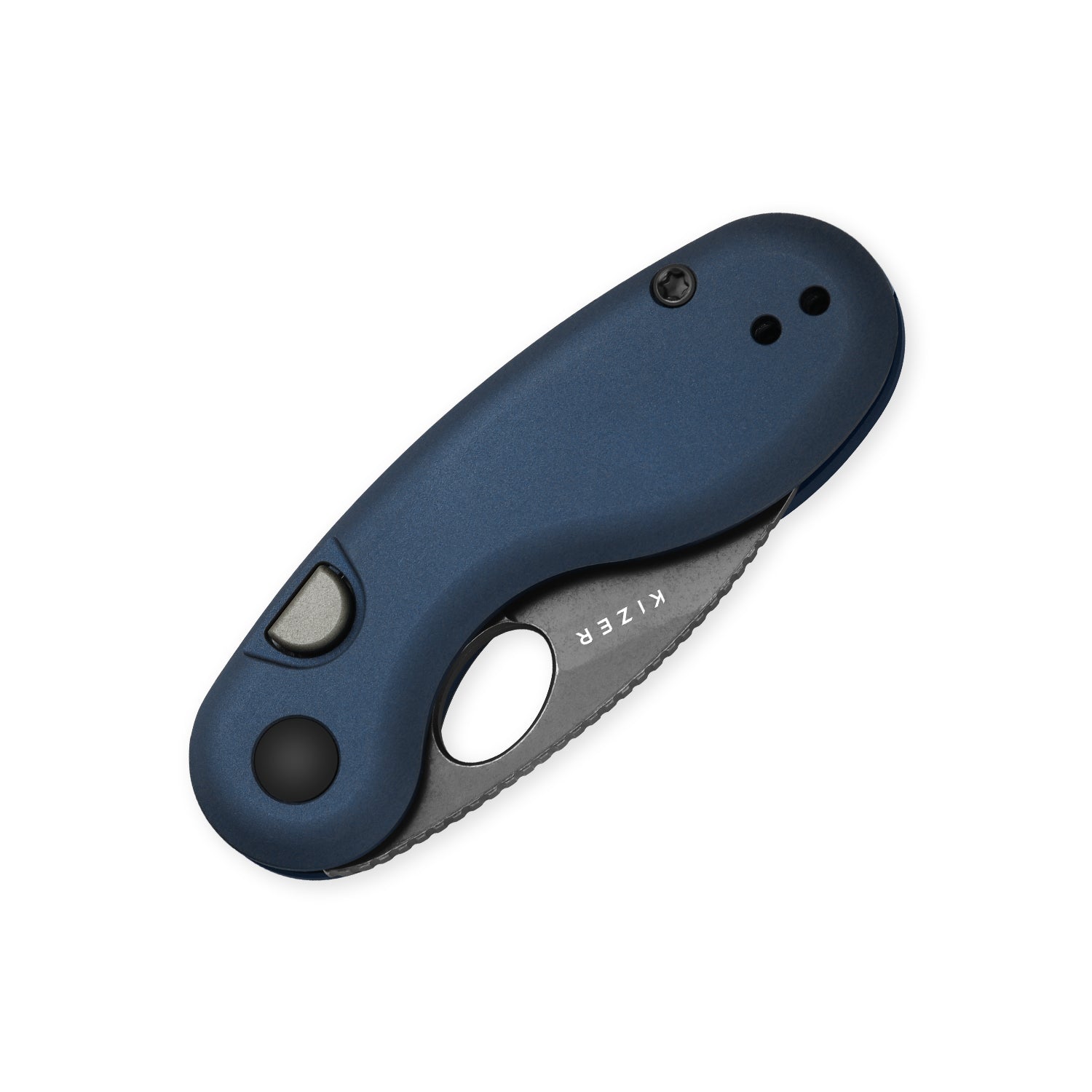 Microbe™ | Kizer Button Liner Lock™ | 14C28N | Aluminum | KizerV™ 2742A1