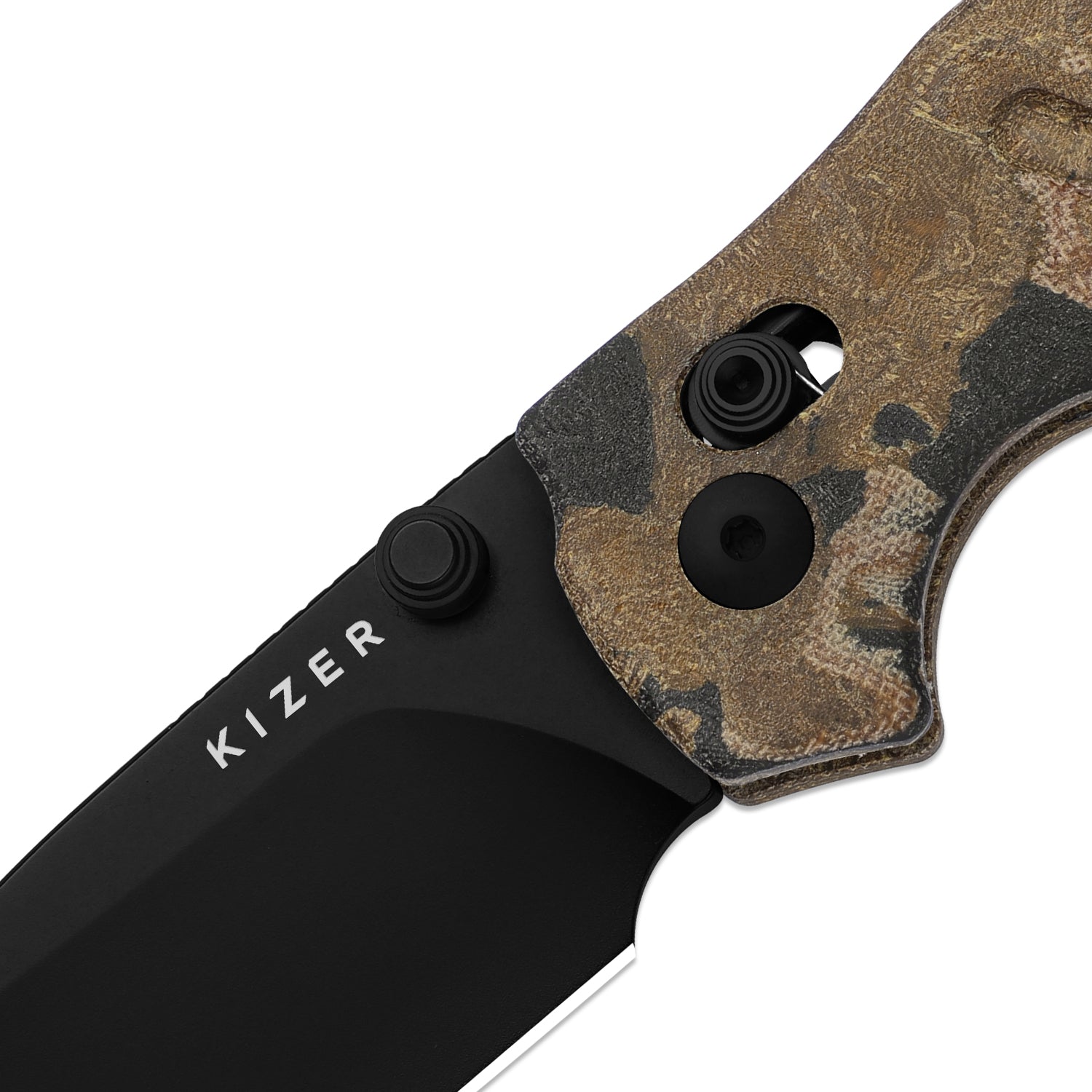 Sheepdog® C01C 2.9 CD | Current Micarta (Yellow Burl Canvas) | Kizer Clutch Lock™ | Nitro-V | KizerV™ 3488.29CDA4