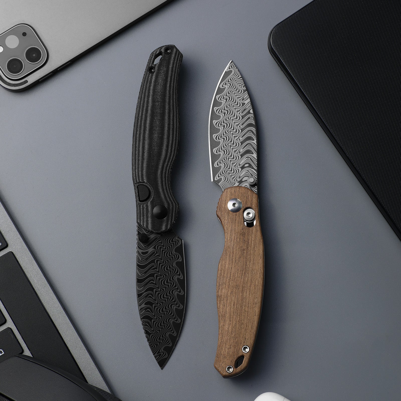 Phoca BD | Kizer Button Liner Lock™ | 14C28N | Aluminum | KizerV™ 3781BDA2