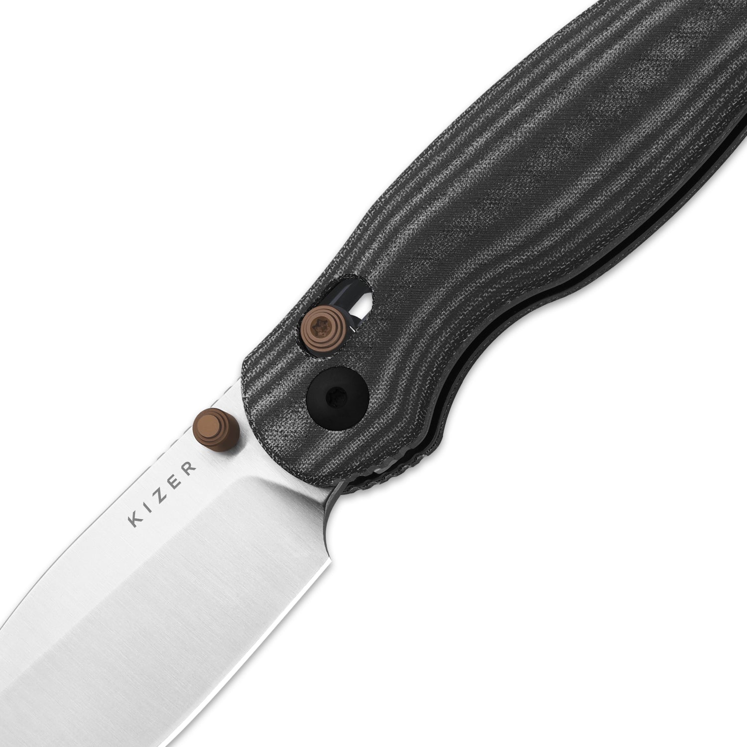 Phoca CD | Kizer Clutch Lock™ | 14C28N | Norplex UltreX™ Micarta | KizerV™ 3781CDA1