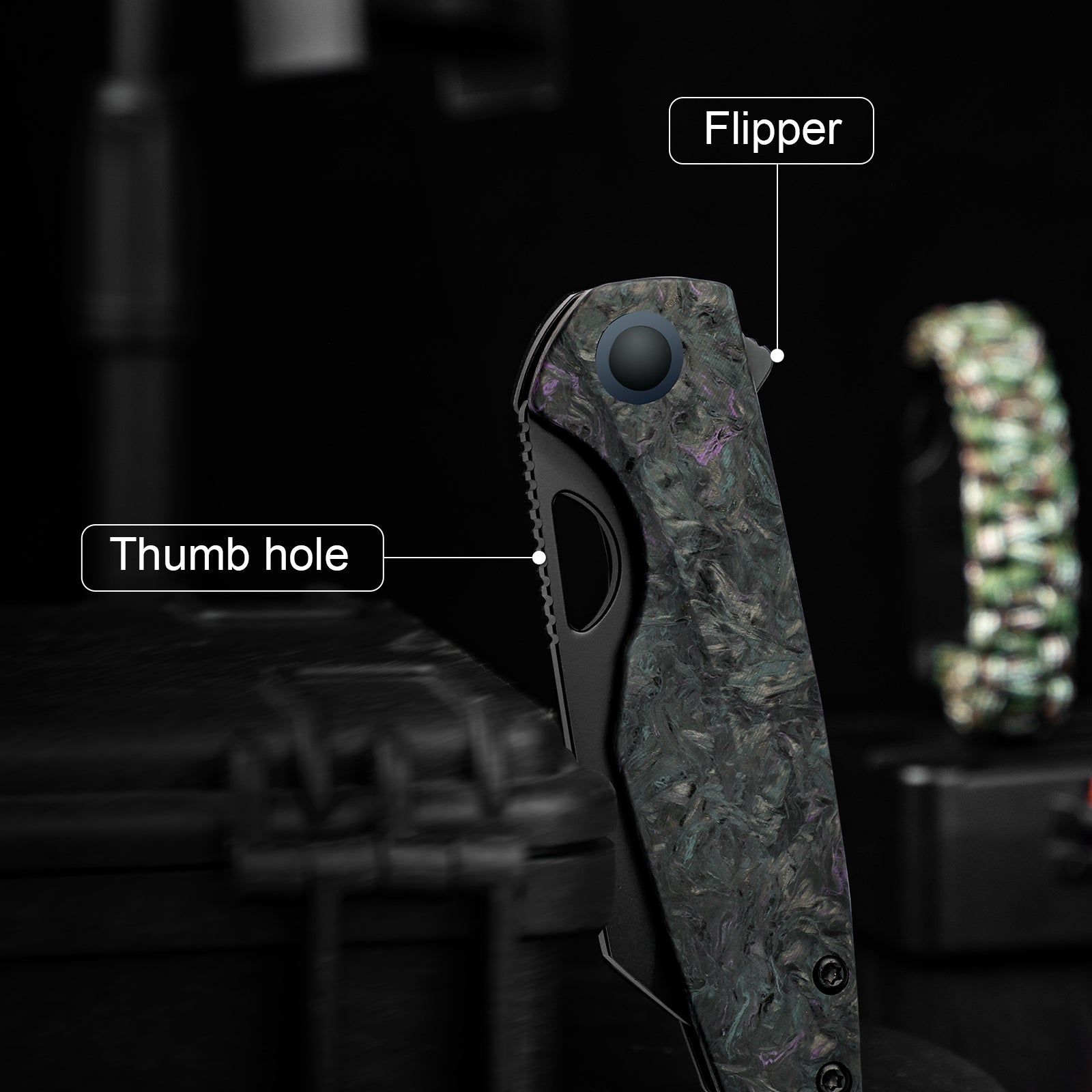 Sparrow | 20CV | Fat Carbon Medusa+Titanium | Ki3628A3