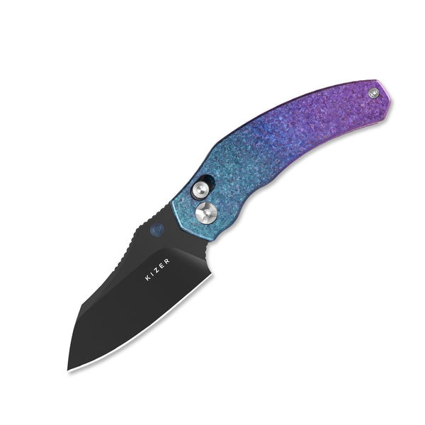 Mini Bulldog | S45VN | Titanium & Crystallized Titanium | Ki3672SA1
