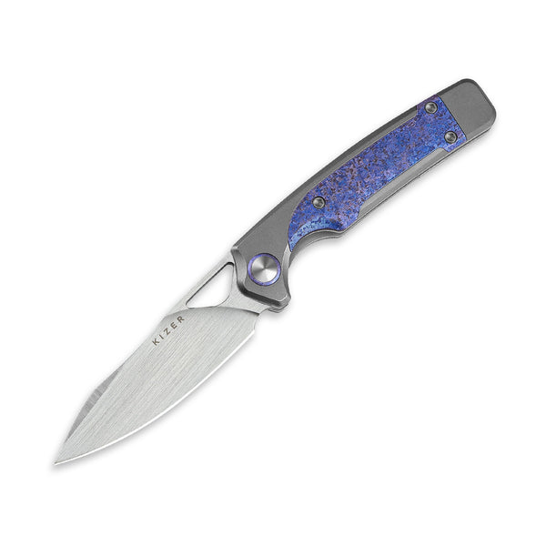 Ara | S45VN | Titanium & Purple Snowflake Titanium | Ki3729A3