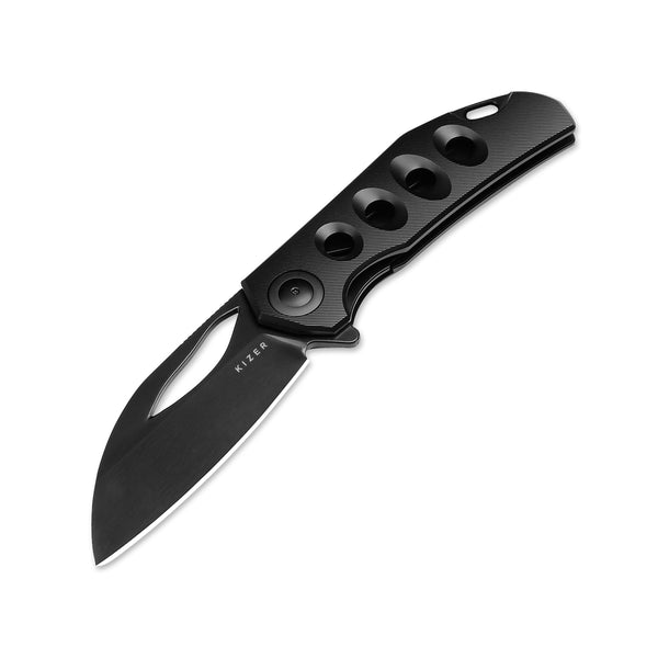 Hawk | M390 Polished DLC | Titanium | Ki4683A1