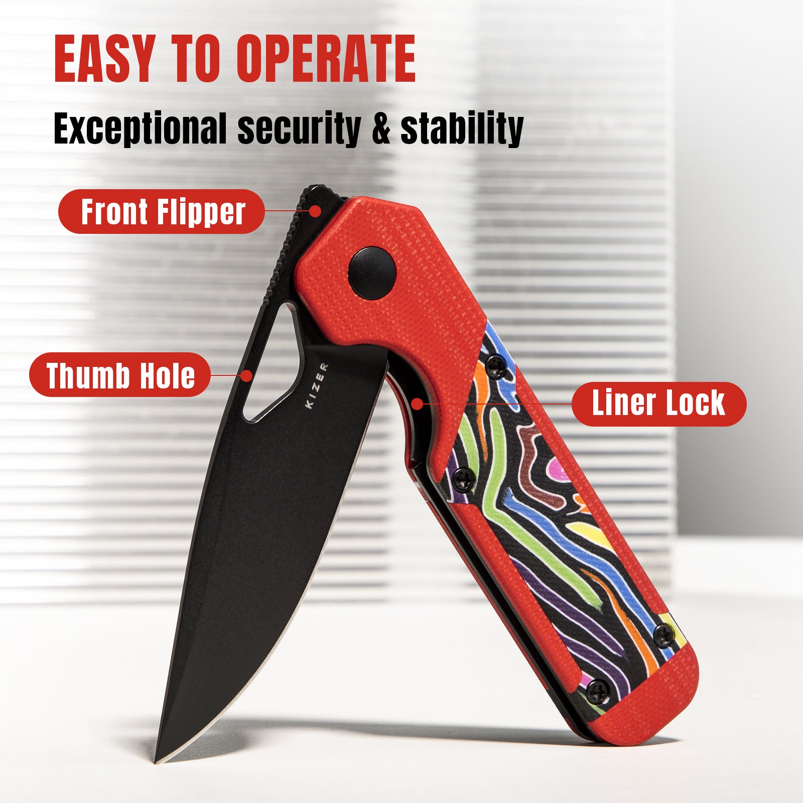 Mini Militaw® | Nitro-V | G10 | KizerV™ 3634SA2