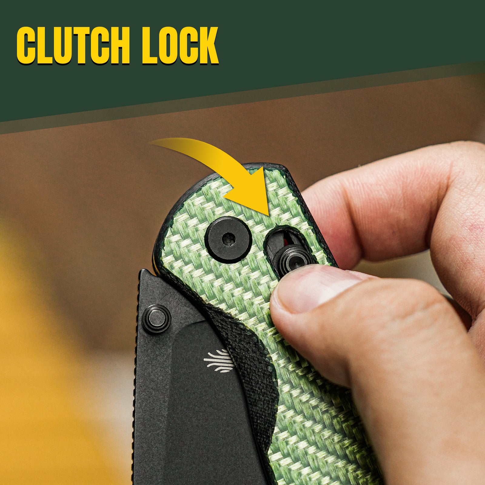 Drop Bear® | Kizer Clutch Lock™ | Nitro-V | Carbon Fiber | KizerV™ 3619A4