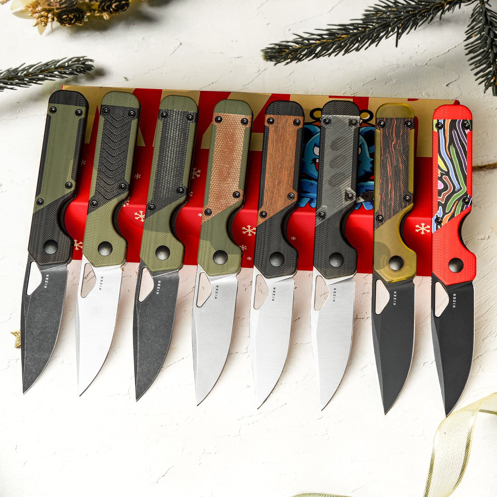 Mini Militaw® | Nitro-V | G10+Acrylic | KizerV™ 3634SA3