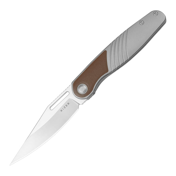 Raze | S45VN | Titanium & Leather | Ki3720A2