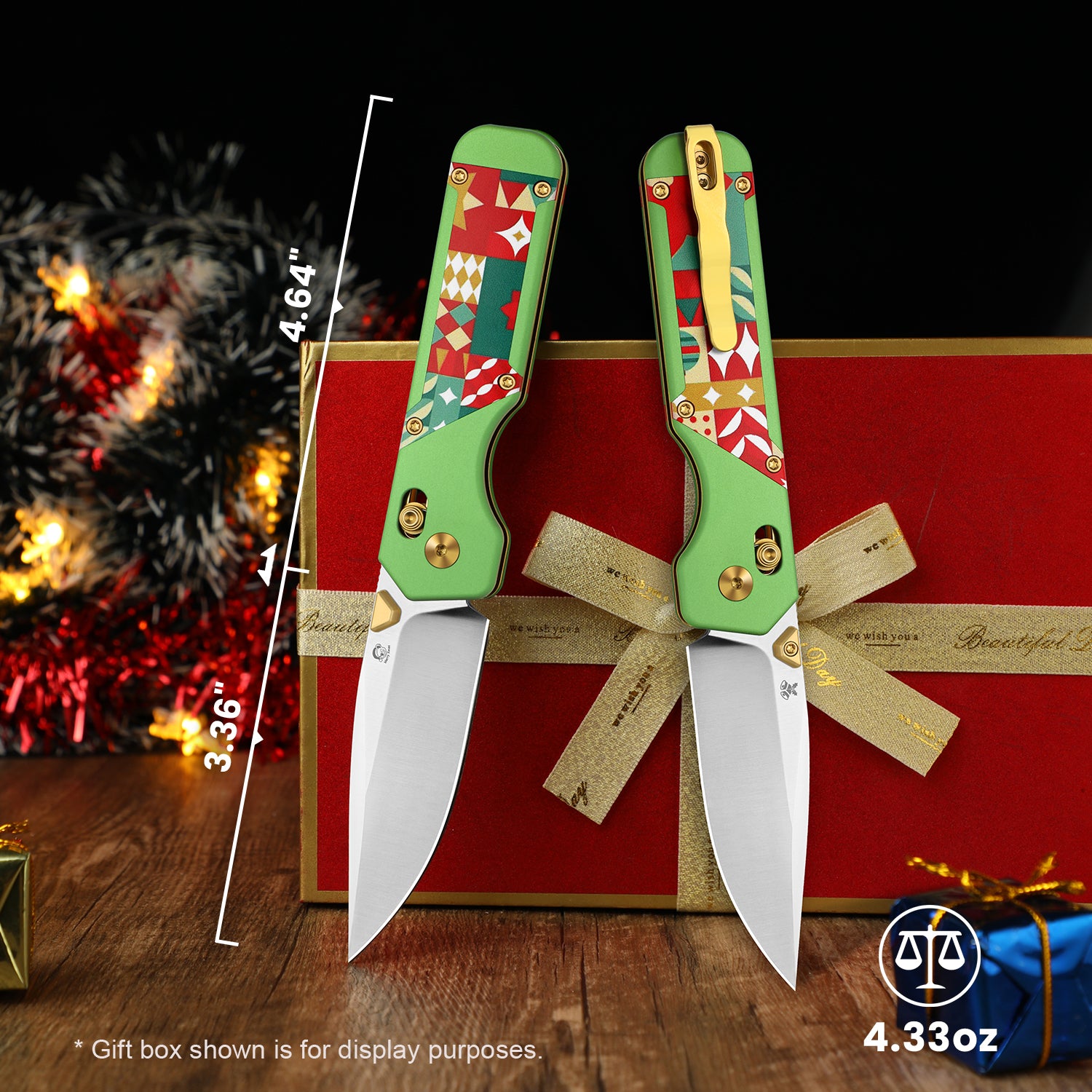 Christmas | Militaw® | S45VN | Aluminum & G10 | KizerB™ 3634MC1 | Limited