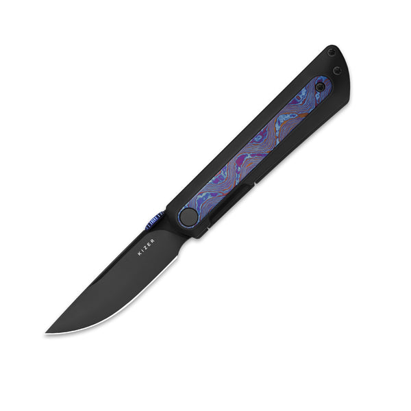 Quoll | S45VN | Titanium & Titanium Damascus | Ki3733A3