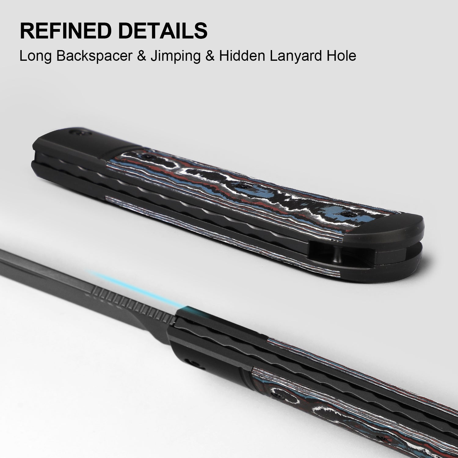 Trestle D | Ultra DLC | S90V | Aluminum & Fat Carbon | Slip Joint | KizerB™ 3760A1