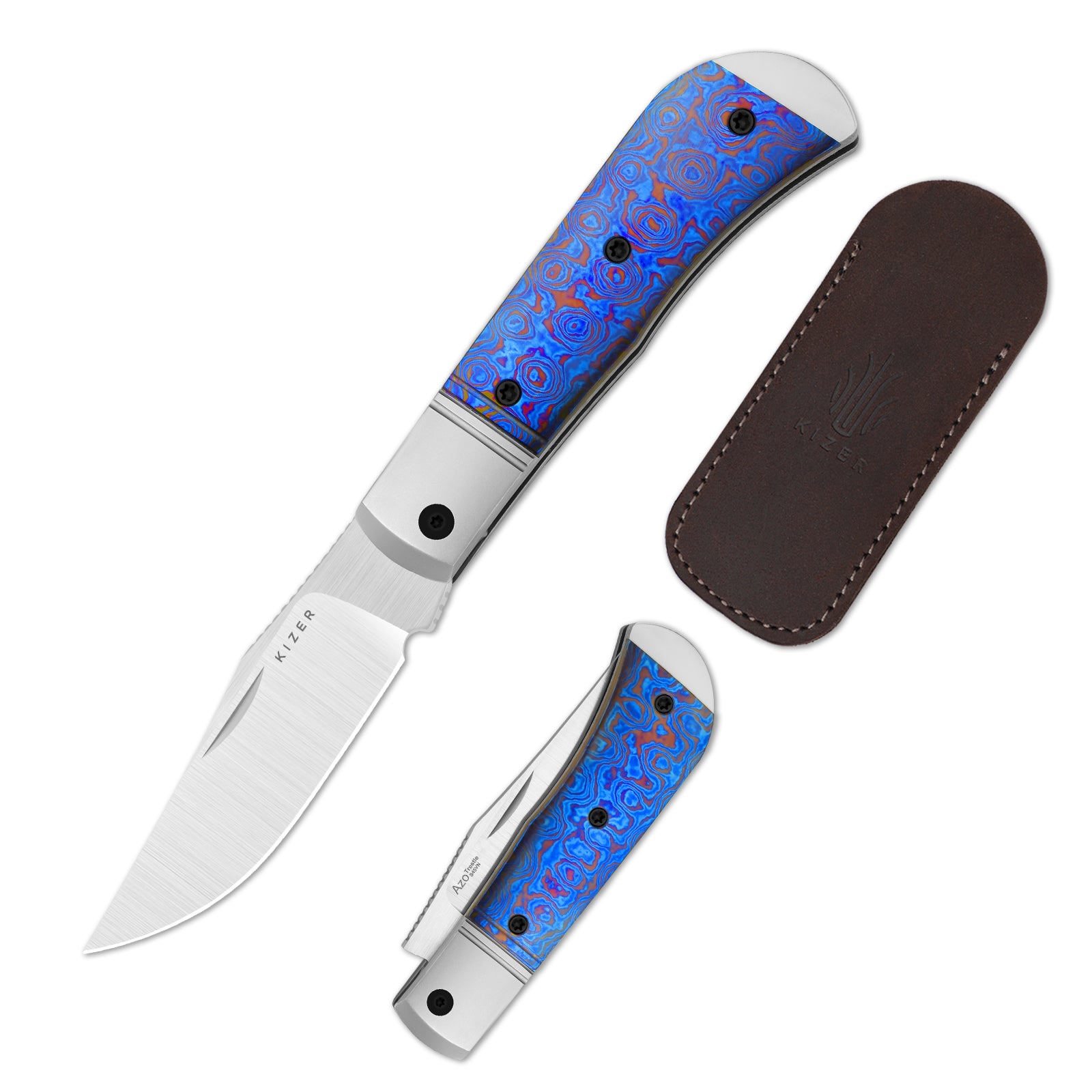 Trestle | S45VN | Titanium & Timascus | Ki3761A5 | Limited
