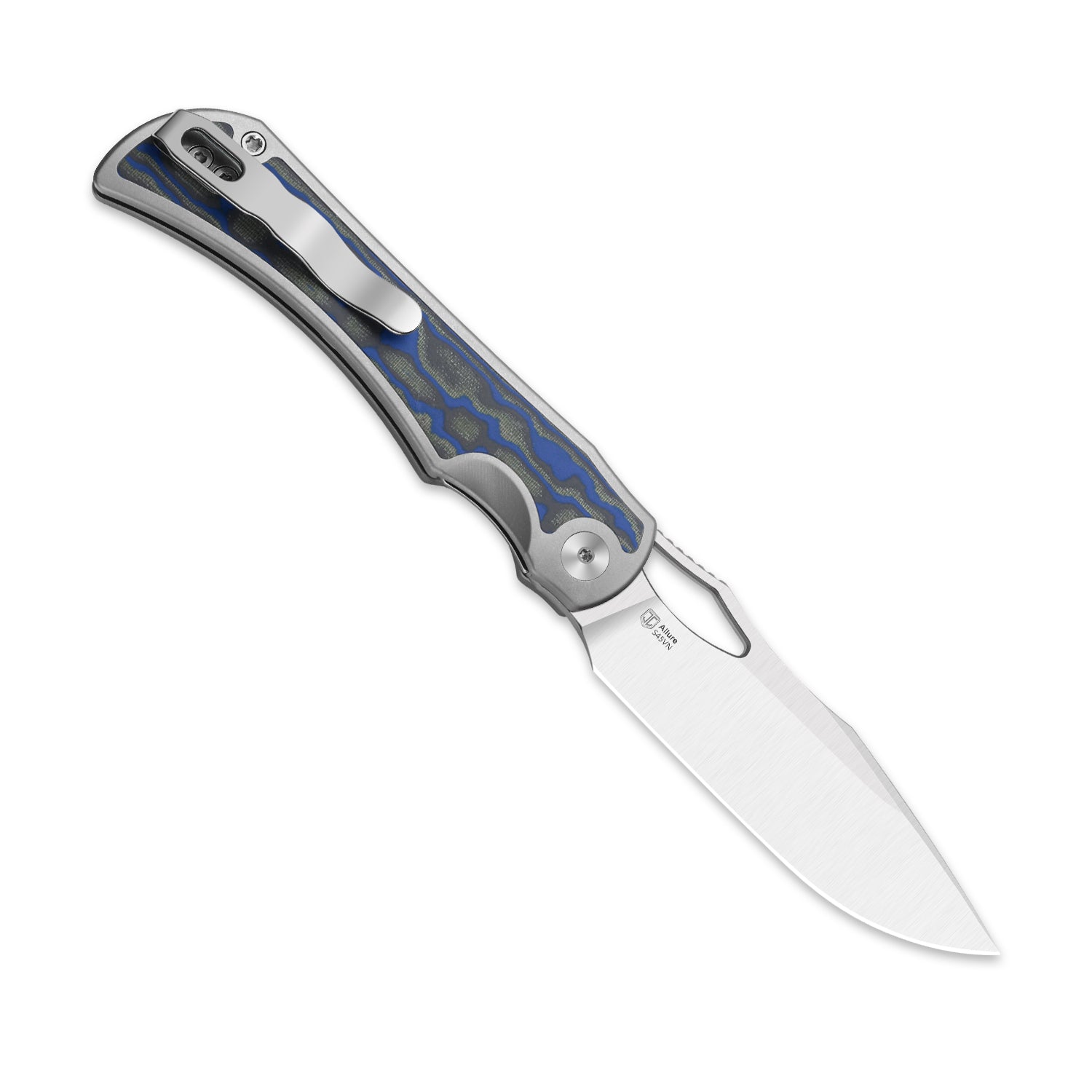 Allure | Balanced Form | S45VN | Micarta With Vortex Pattern | KizerB™ 4763LDA1