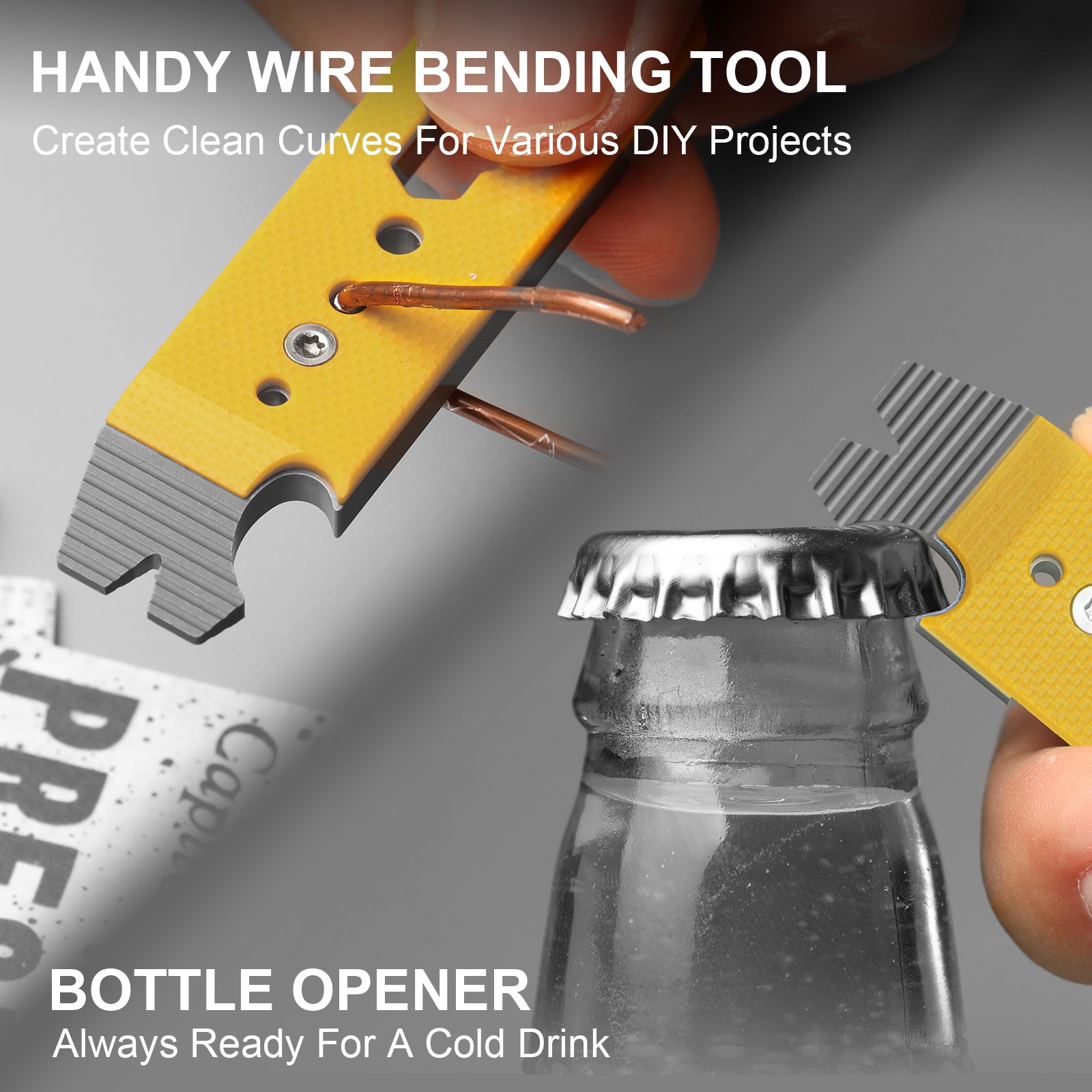 Kizer Titanium & G10 EDC Multi-Functional Tools Blue Pac-Bar