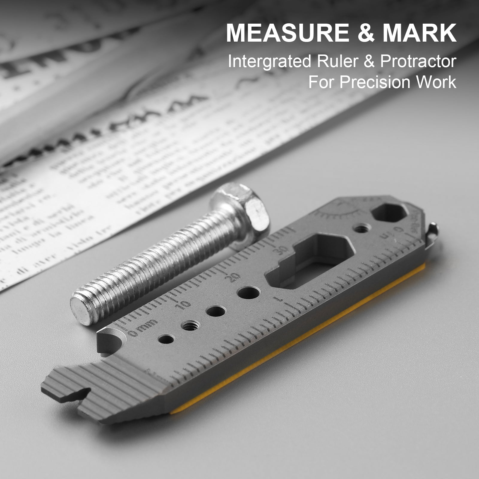 Kizer Titanium & G10 EDC Multi-Functional Tools Blue Pac-Bar