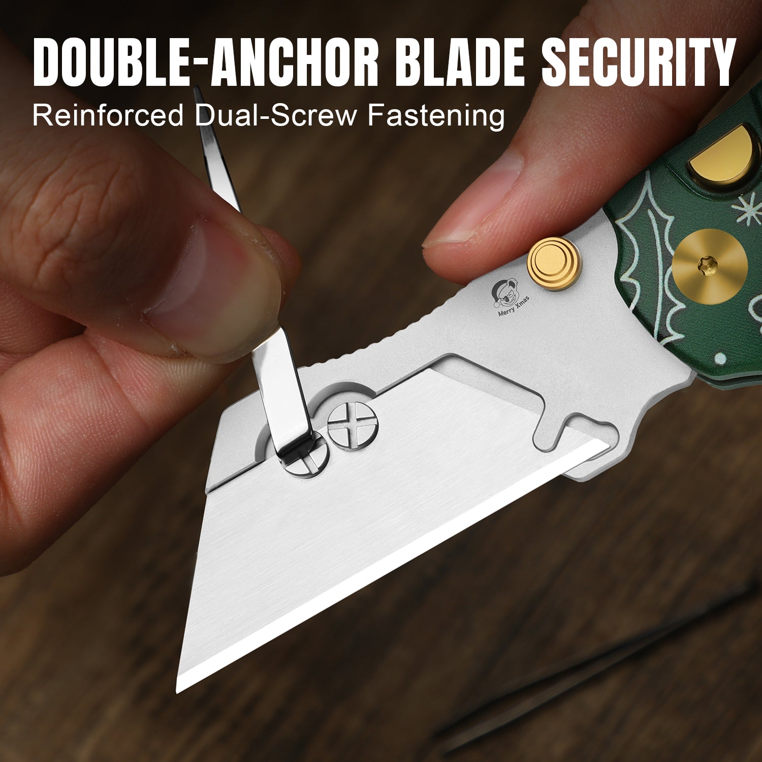 Christmas | Sheepdog® C01C 2.9 | Kizer Button Liner Lock™ | Utility Knives | Limited | KizerV™ 3488.29JMC1