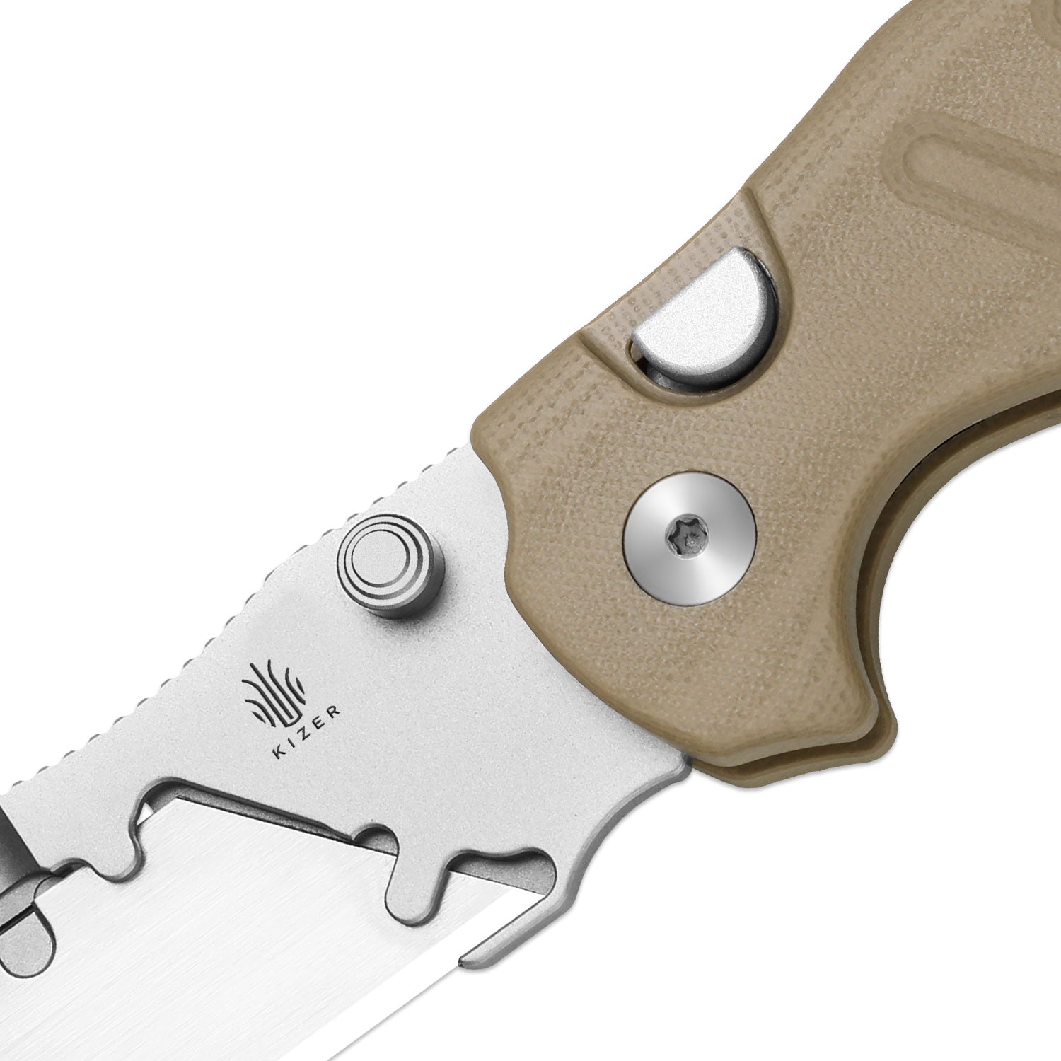 Sheepdog® Utility Knives | Kizer Button Liner Lock™ | C01C Uti 2 | 5Cr15MoV | KizerV™ 3488.29JNA2