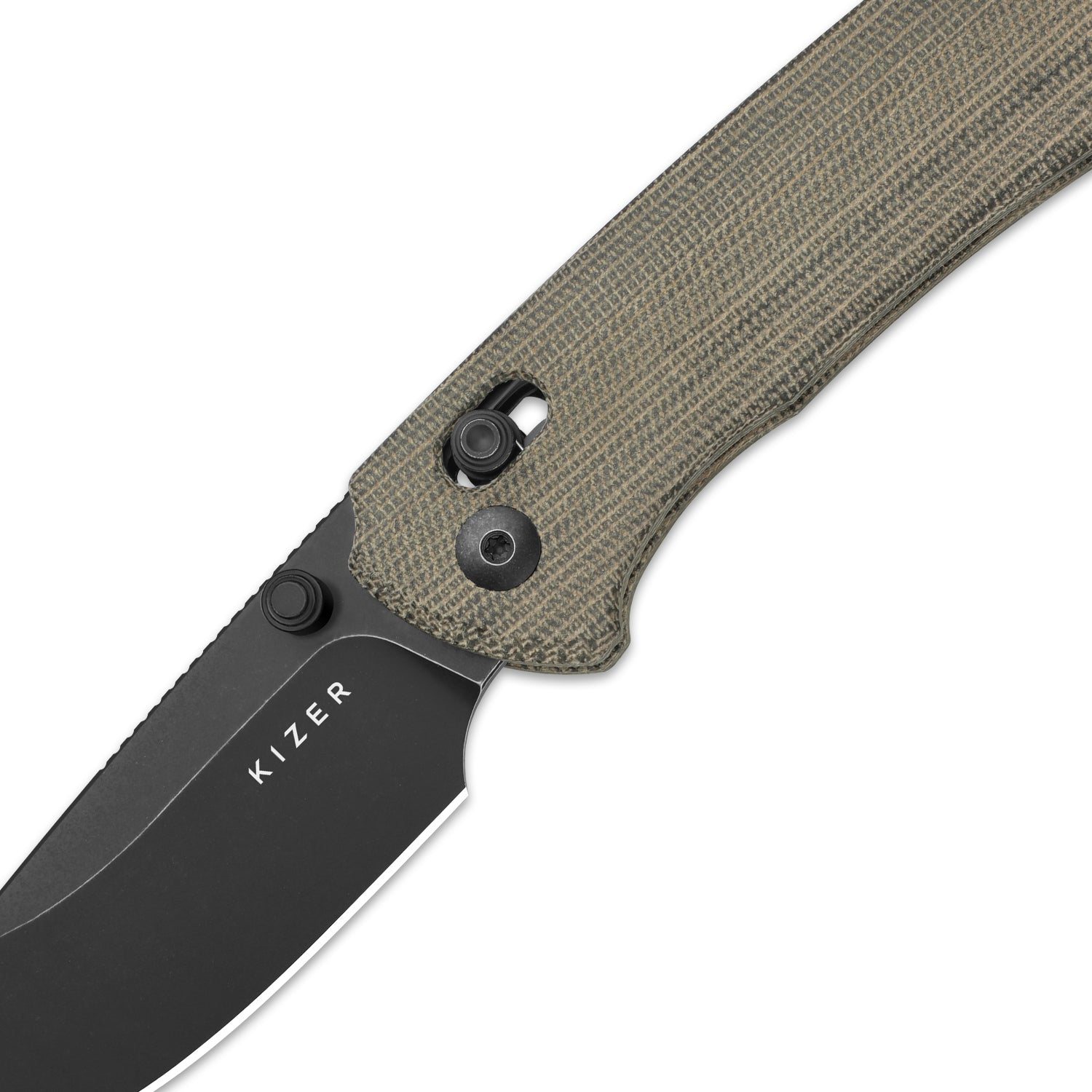 T1 CD | Kizer Clutch Lock™ | Norplex UltreX™ Micarta | KizerV™ 3490.2CA1