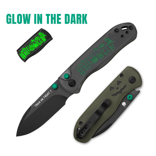 Halloween | Drop Bear 2 | Nitro-V | Acrylic & Micarta | Glow In The Dark | V3619.2CDHW1 | Limited