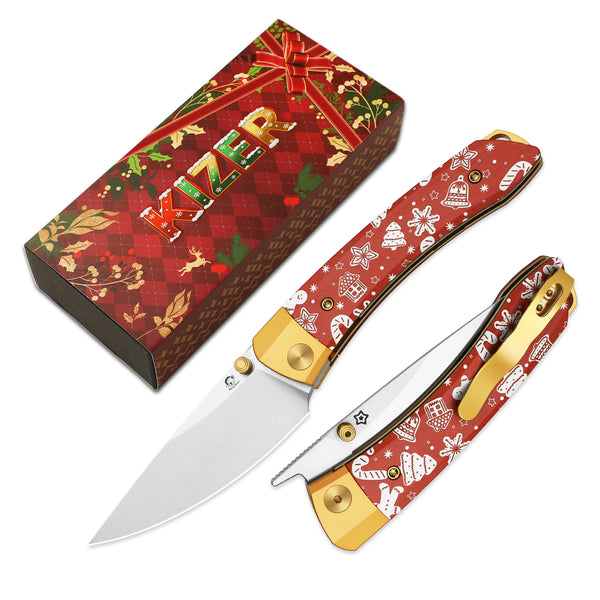 Christmas | Mini MoMo | Nitro-V | Aluminum & Micarta | V3663MC1 | Limited