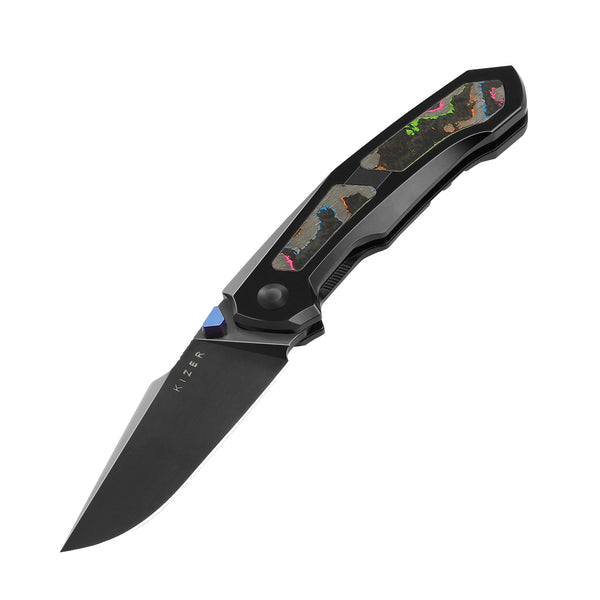 Feweed | S45VN | Titanium（Camo Carbon 80s）| Ki3694A3