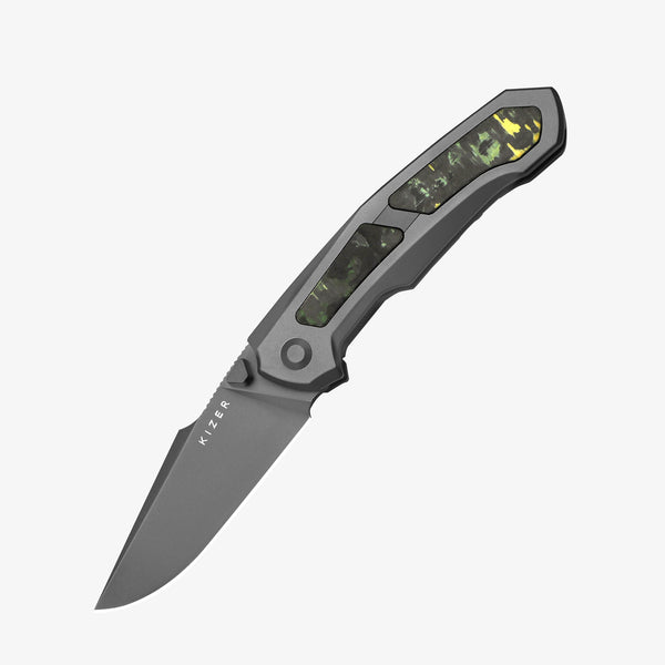 Feweed | S90V | Titanium+ Fat Carbon（Toxic Storm）| Ki3694A2