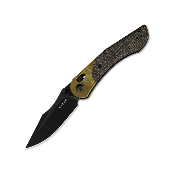Mini Mystic | 154CM | Burlap Micarta+PEI | V3636C1