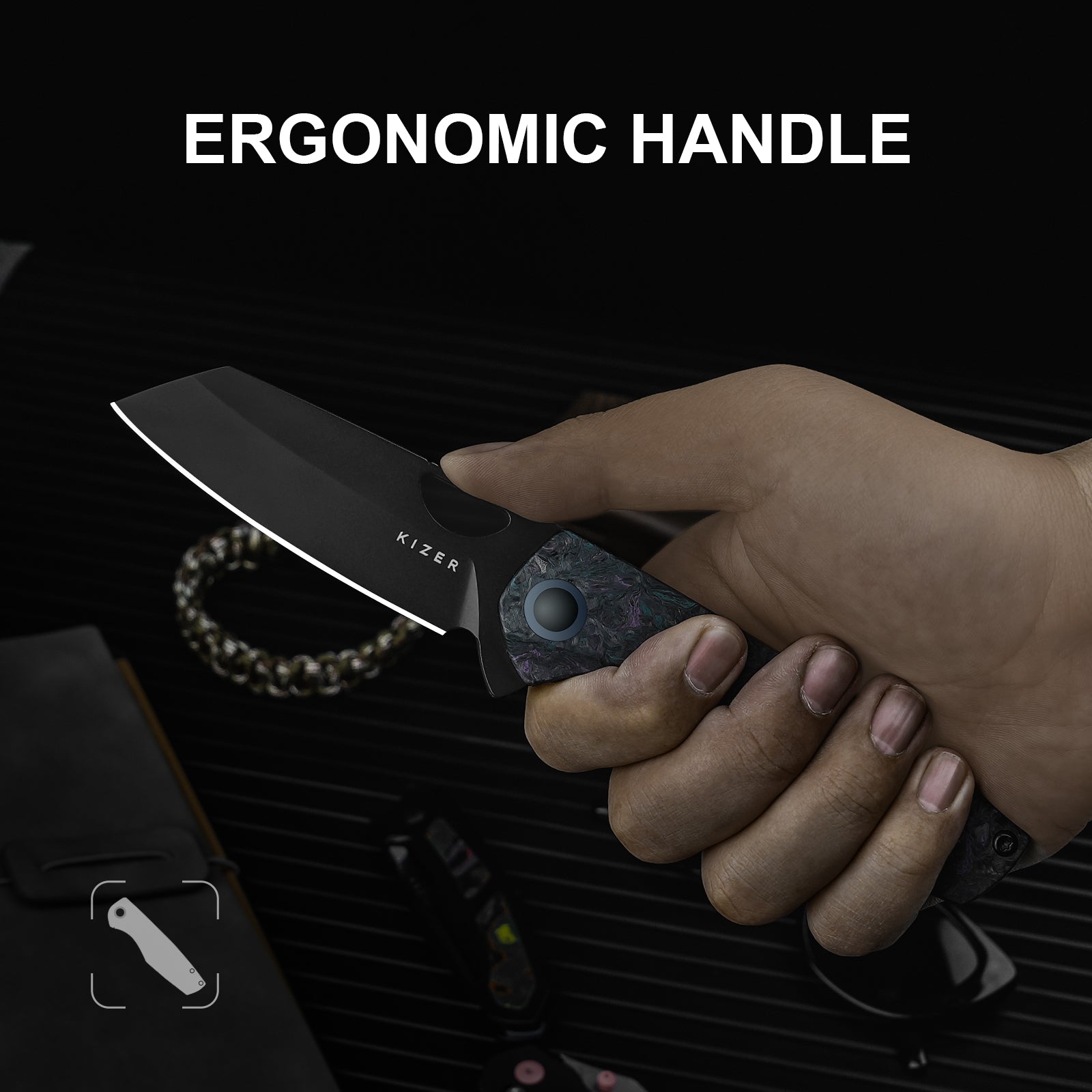 Sparrow | 20CV | Fat Carbon Medusa+Titanium | Ki3628A3