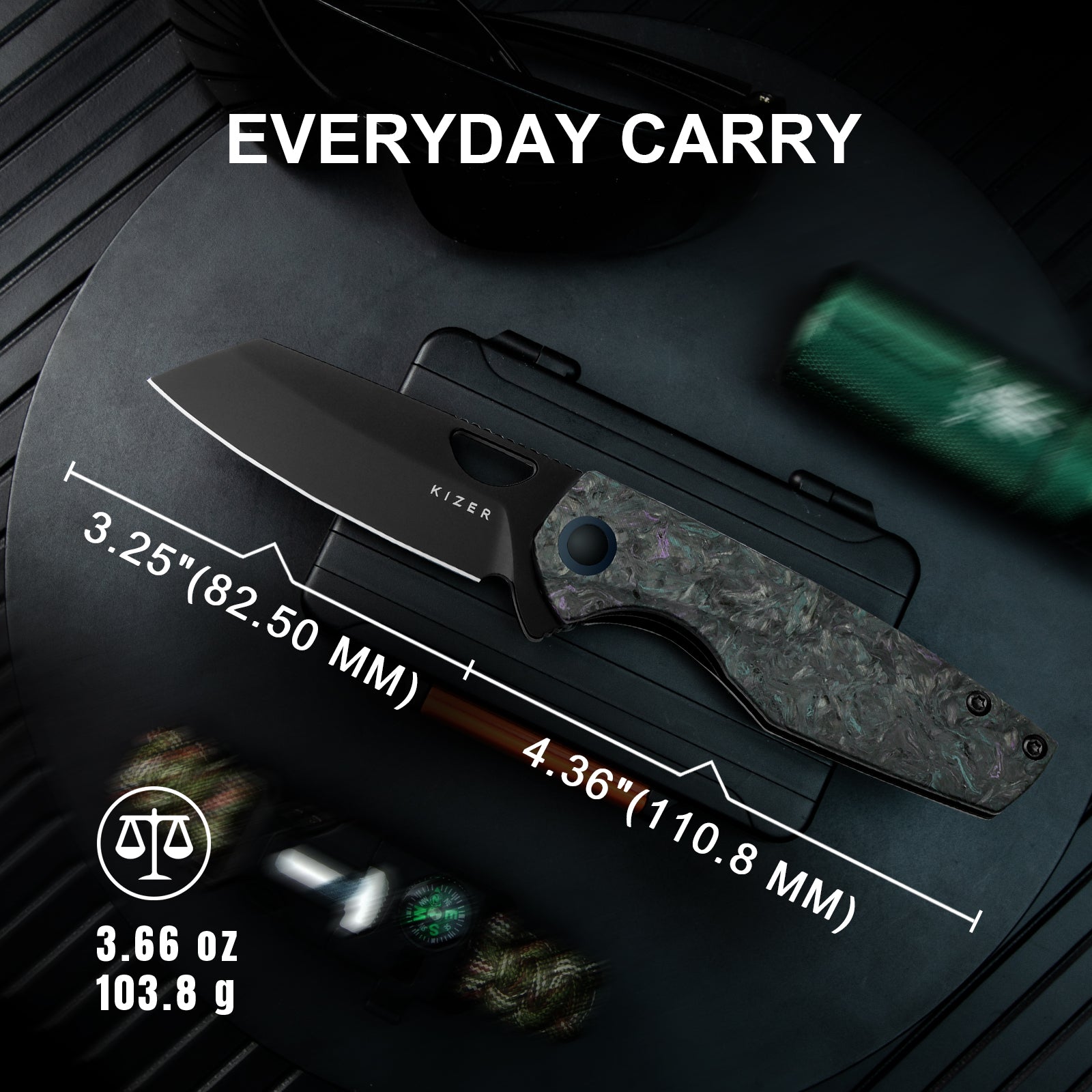 Sparrow | 20CV | Fat Carbon Medusa+Titanium | Ki3628A3