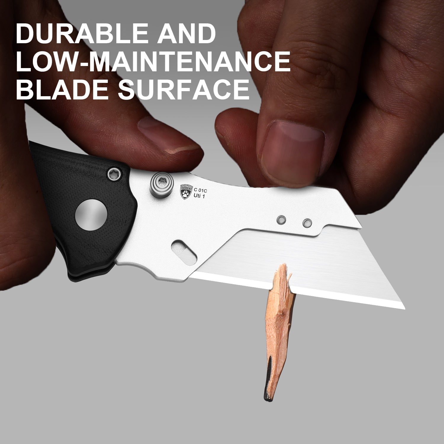 Sheepdog® Utility Knives | Kizer Button Liner Lock™ | C01C Uti 1 | 5Cr15MoV | KizerV™ 3488.29JSA3