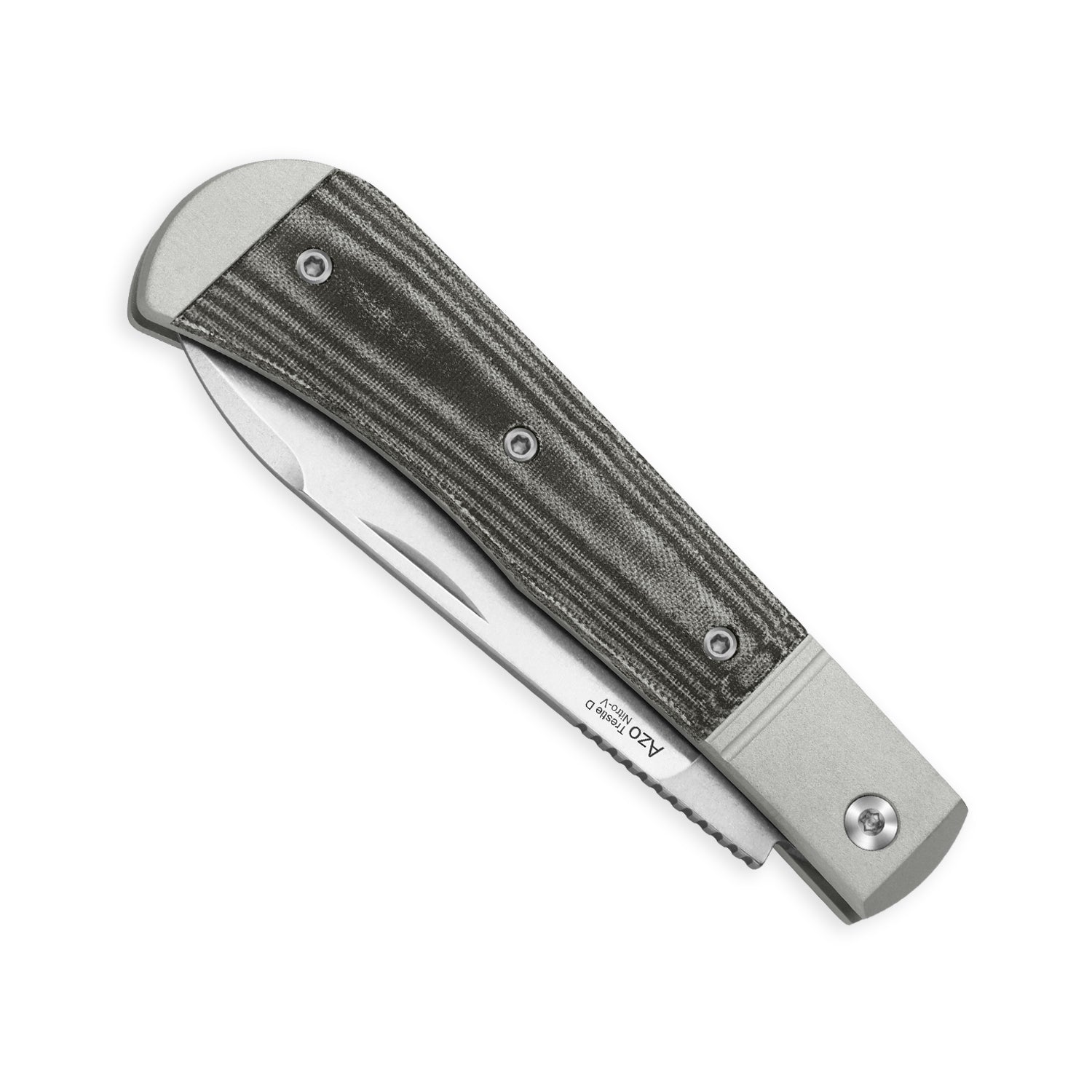 Trestle D | Aluminum & Norplex UltreX™ Micarta | Slip Joint | Nitro-V | KizerV™ 3760A1